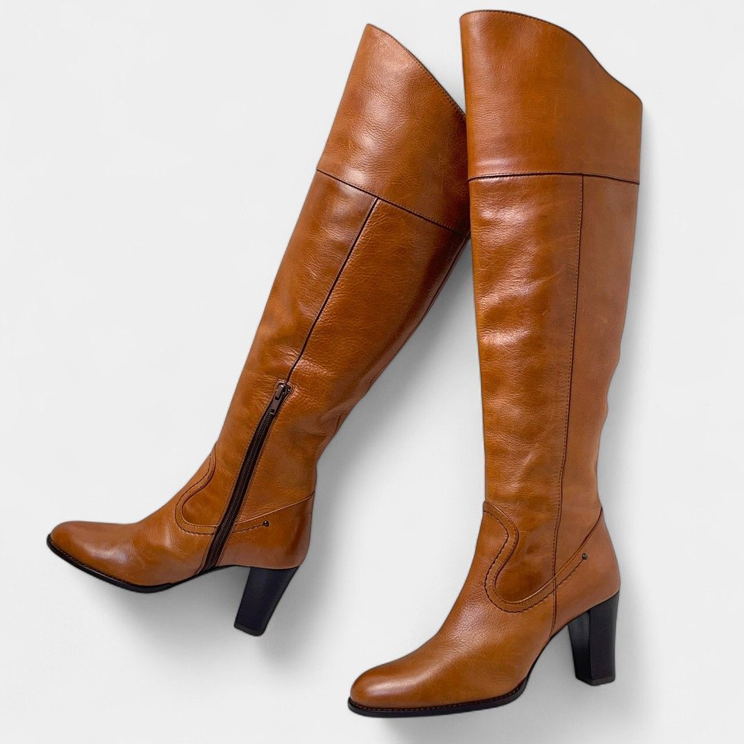 ジョニーモーク ニーハイブーツ ブラウン ロングブーツ