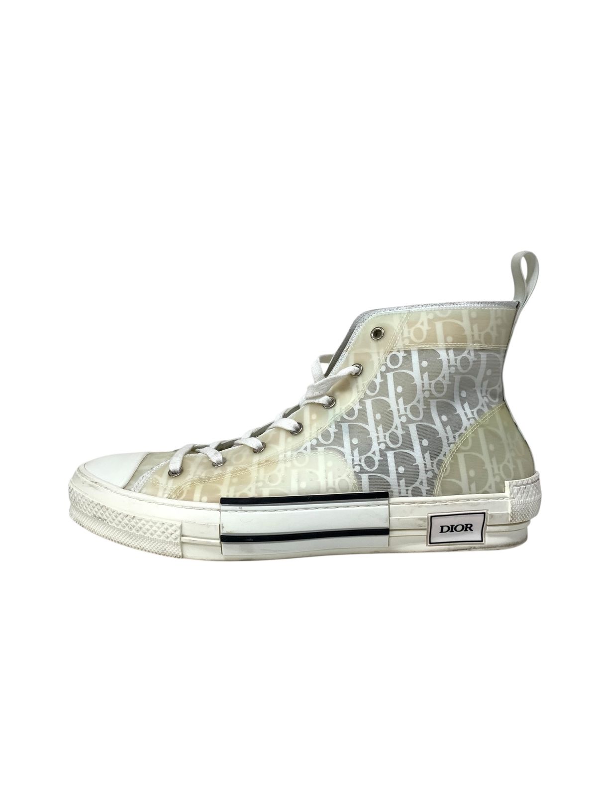 【極美品✨】ディオール ハイカットスニーカー B23 オブリーク コラボ 紫 DIOR OBLIQUEテクニカルファブリック “B23” ハイカットスニーカーMAX