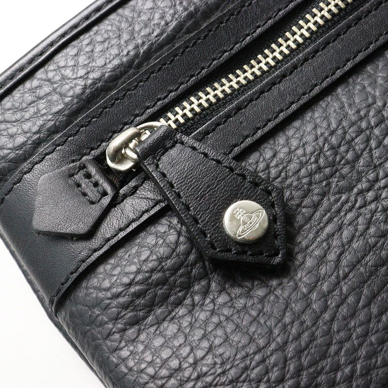 美品✨ヴィヴィアンウエストウッド ハミルトン クラッチバッグ オーブ 黒 美品 ヴィヴィアンウエストウッド Vivienne Westwood HAMILTON