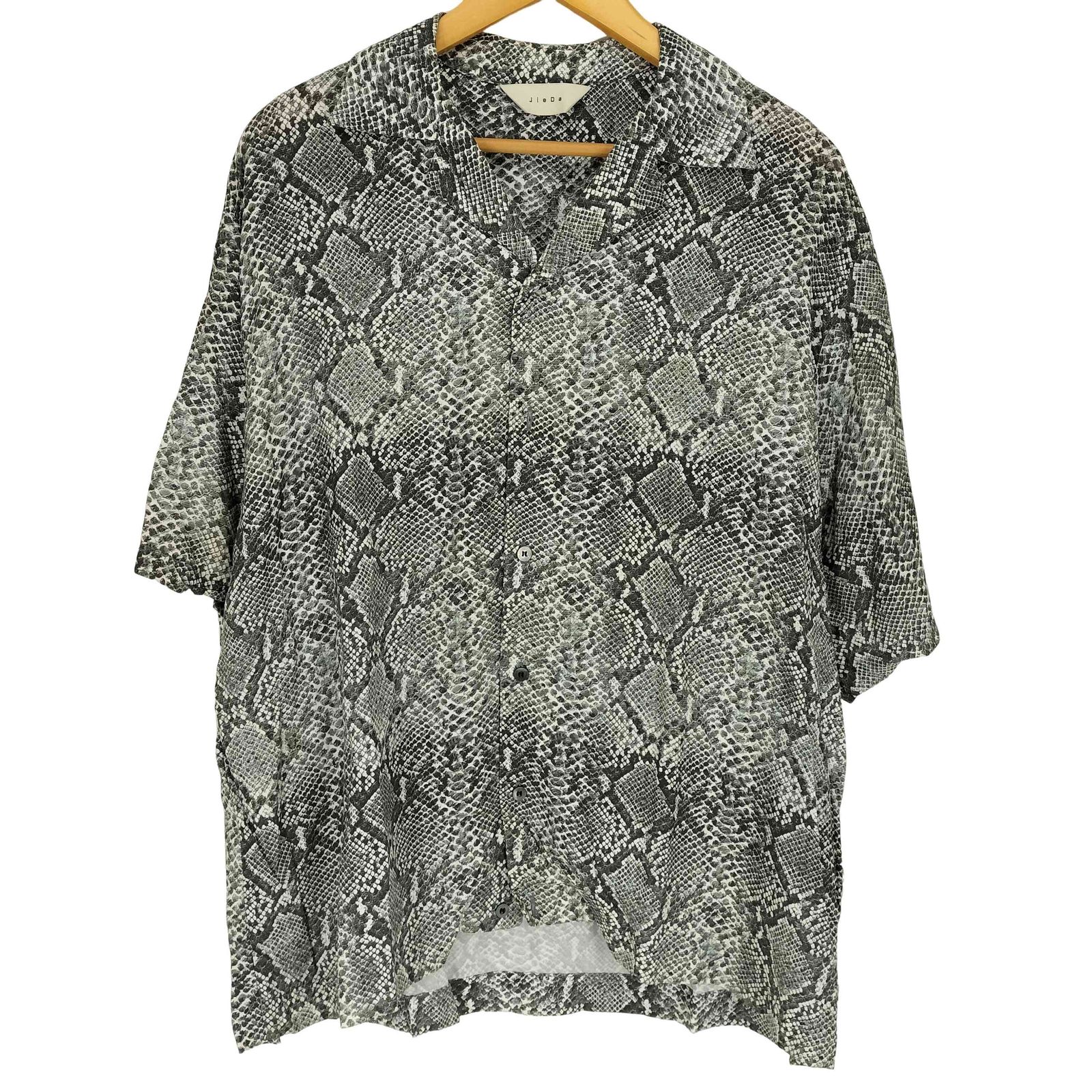 jieda 半袖シャツ　EX.PYTHON PATTERN S/S SH Jieda（ジエダ）の「【jieda】EX.PYTHON PATTERN S/S SH（シャツ
