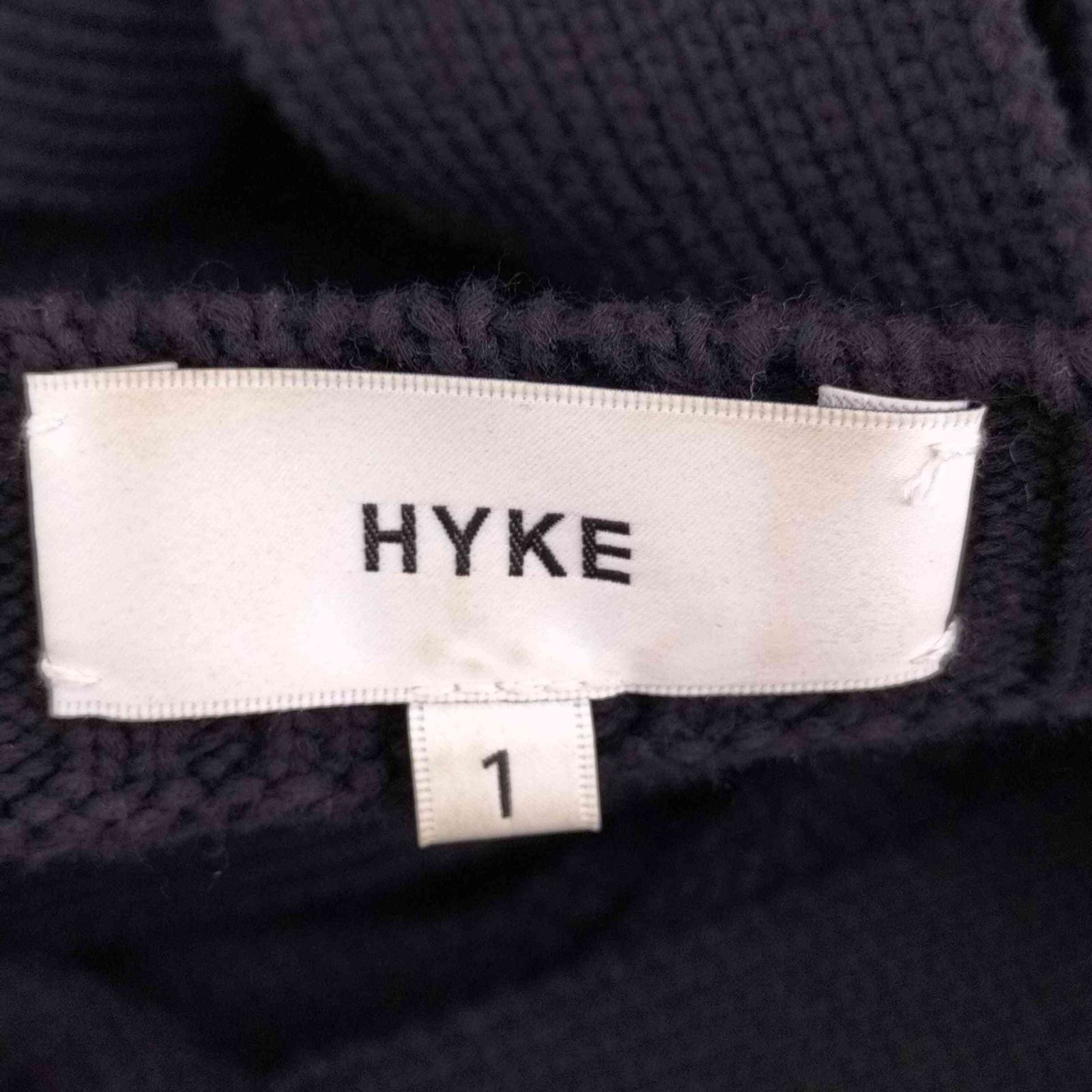 ハイク HYKE 21SS C/N GANSEY SWEATER PONCHO ロングニットポンチョ  