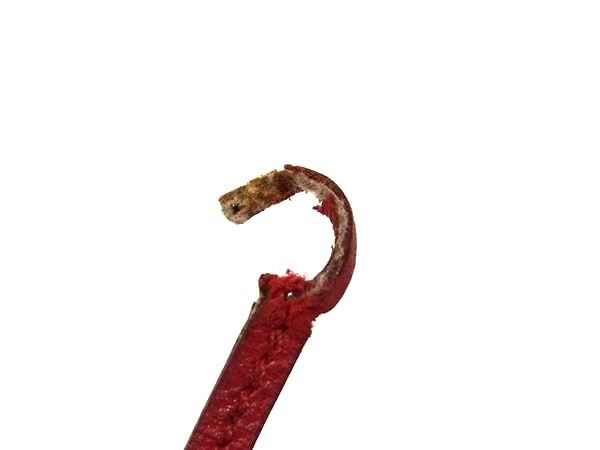 エルメス ミニクロシェット レザー チャーム ドックタグ レッド シルバー HERMES エルメス ミニクロシェット レザー シルバー金具