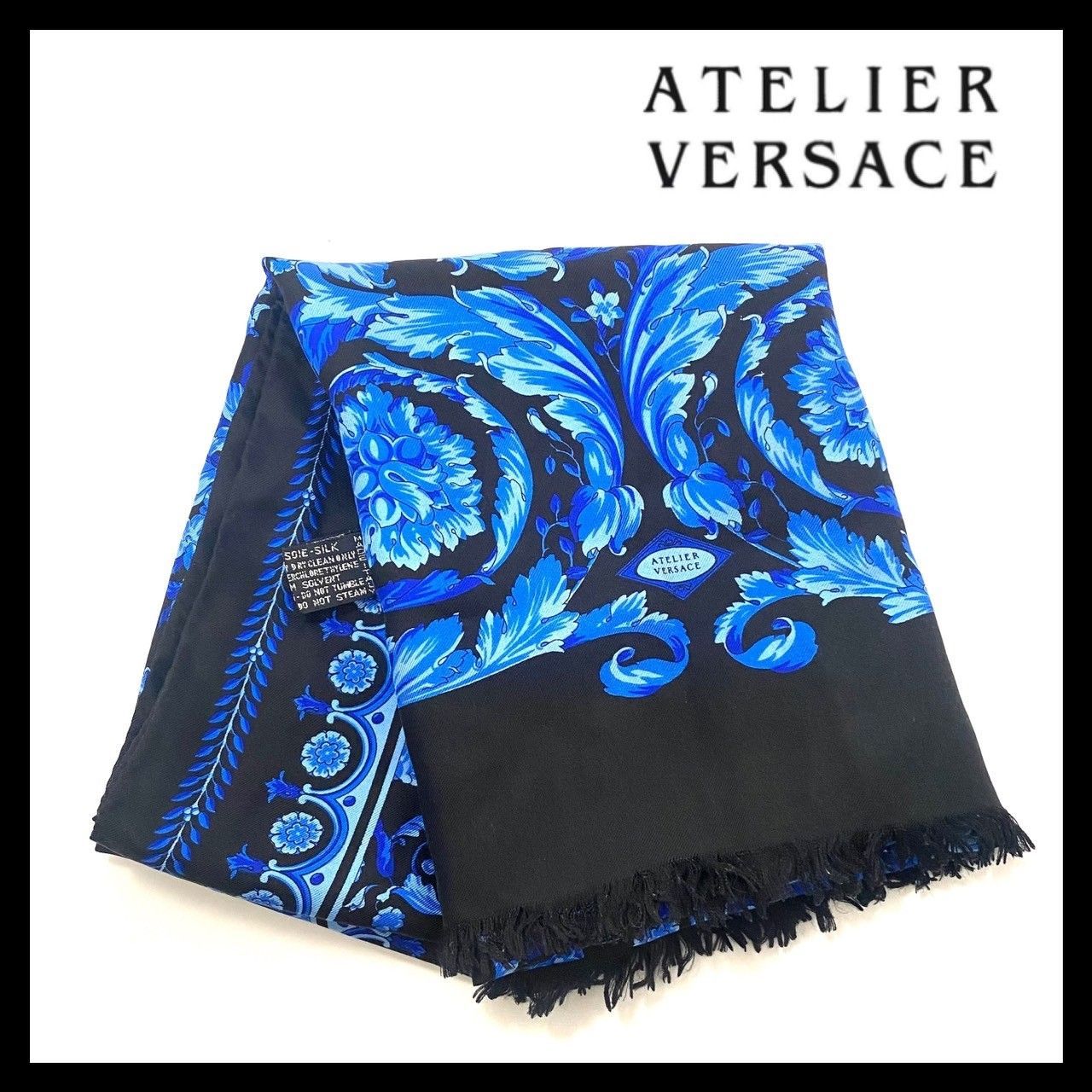 ATELIER VERSACE（アトリエヴェルサーチ）シルクスカーフ アトリエ ヴェルサーチェ ATELIER VERSACE/スカーフ ペイズリー