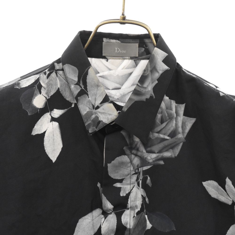 Dior 19AW レオパード総柄長袖シャツ シャツ パイソン柄・レオパード柄 半袖開襟シャツ/アニマル総柄