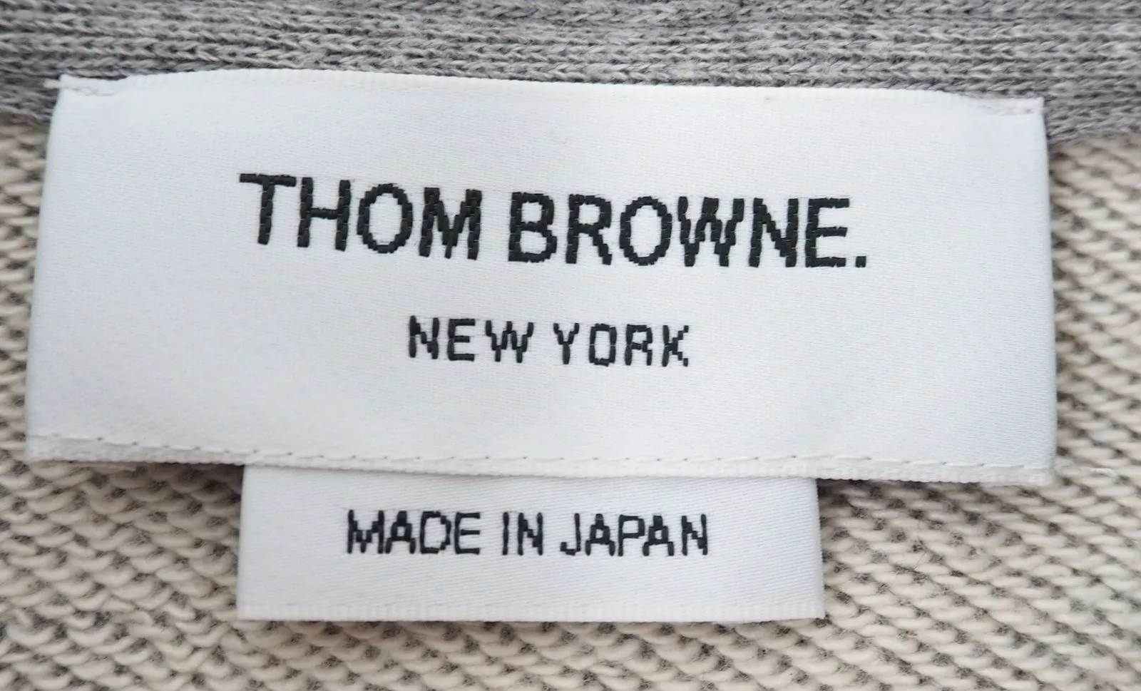 THOM BROWNE/トムブラウン 4bar クラシック ジップアップパーカー 