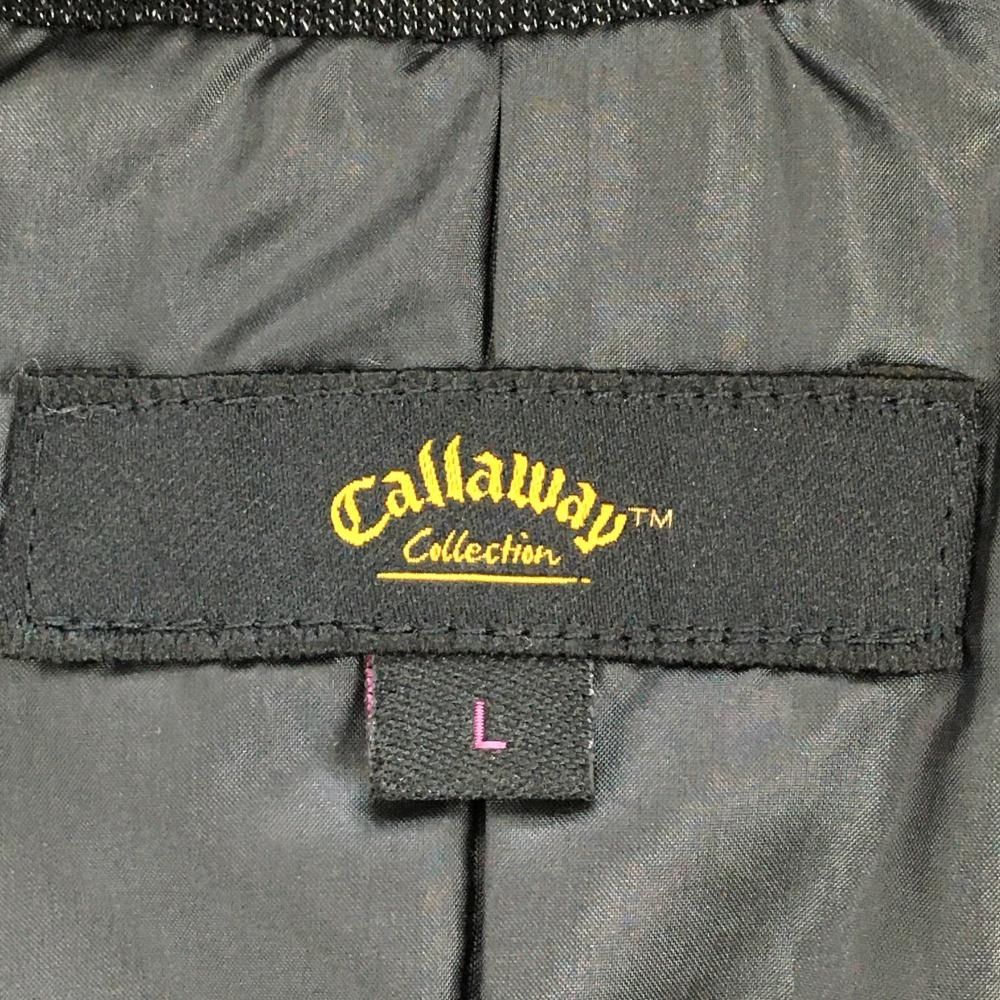 ☆SALE価格☆キャロウェイ 2WAY中綿ブルゾン 黒 袖着脱可 異素材