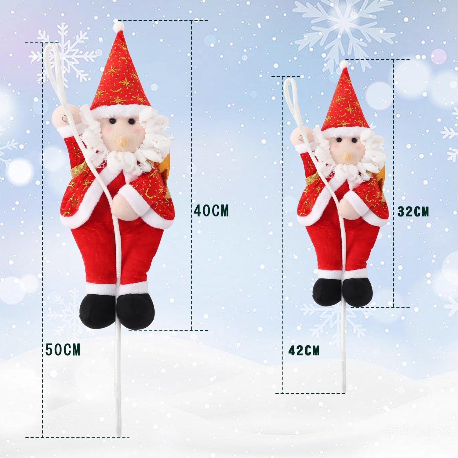 クリスマスのアメジスト/サンタクロースの飾り付け 新着商品】AmzBarley クリスマス 飾り サンタクロース 人形 3D