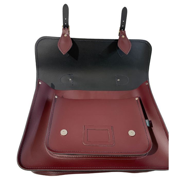 Backpack zatchels Zatchels Handmade Leather City Backpack in Purple UK