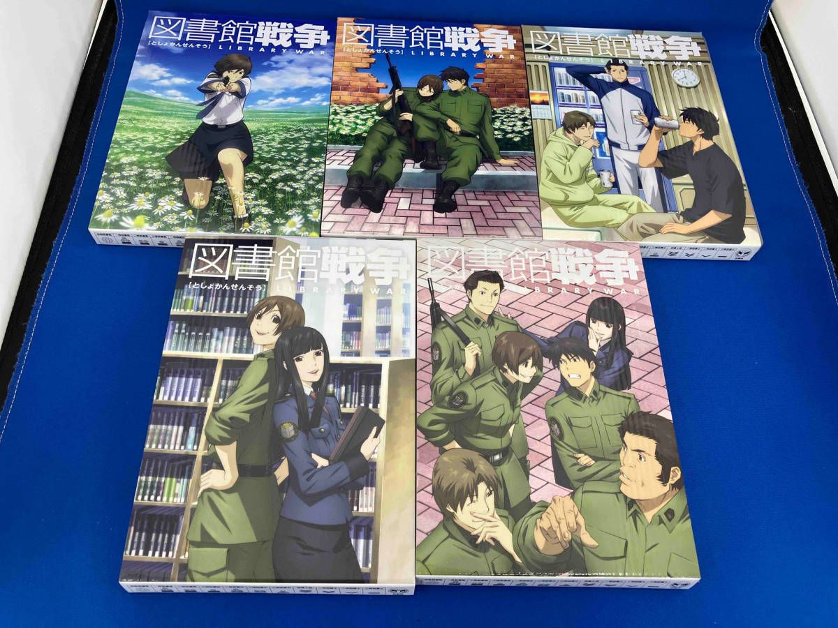DVD 【※※※】[全5巻セット]図書館戦争 第一~五巻 - メルカリ