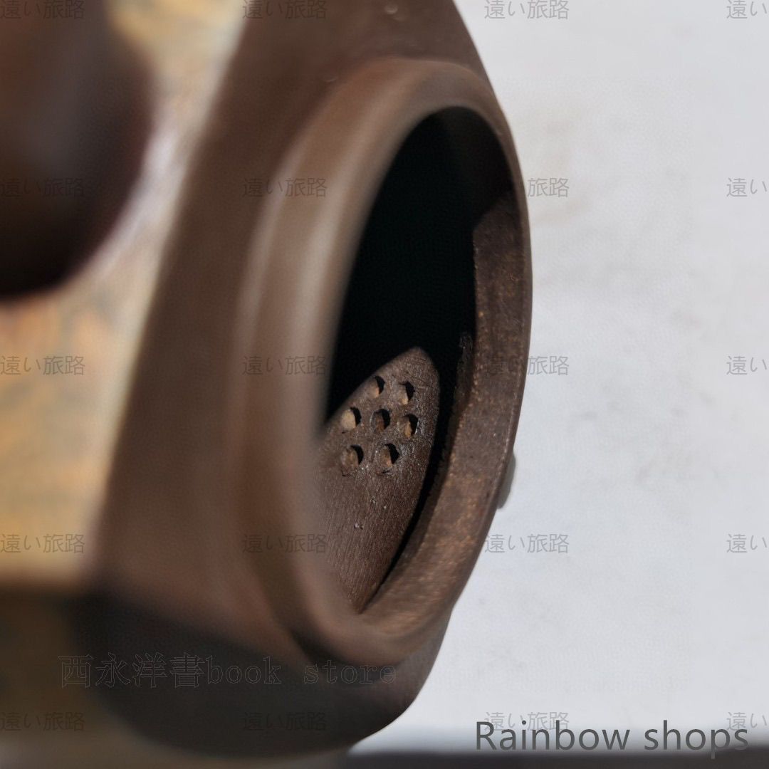 ☪ 紫砂壺?呂?晨作陶紋?紫砂壺?紫泥急須?茶道具?茶