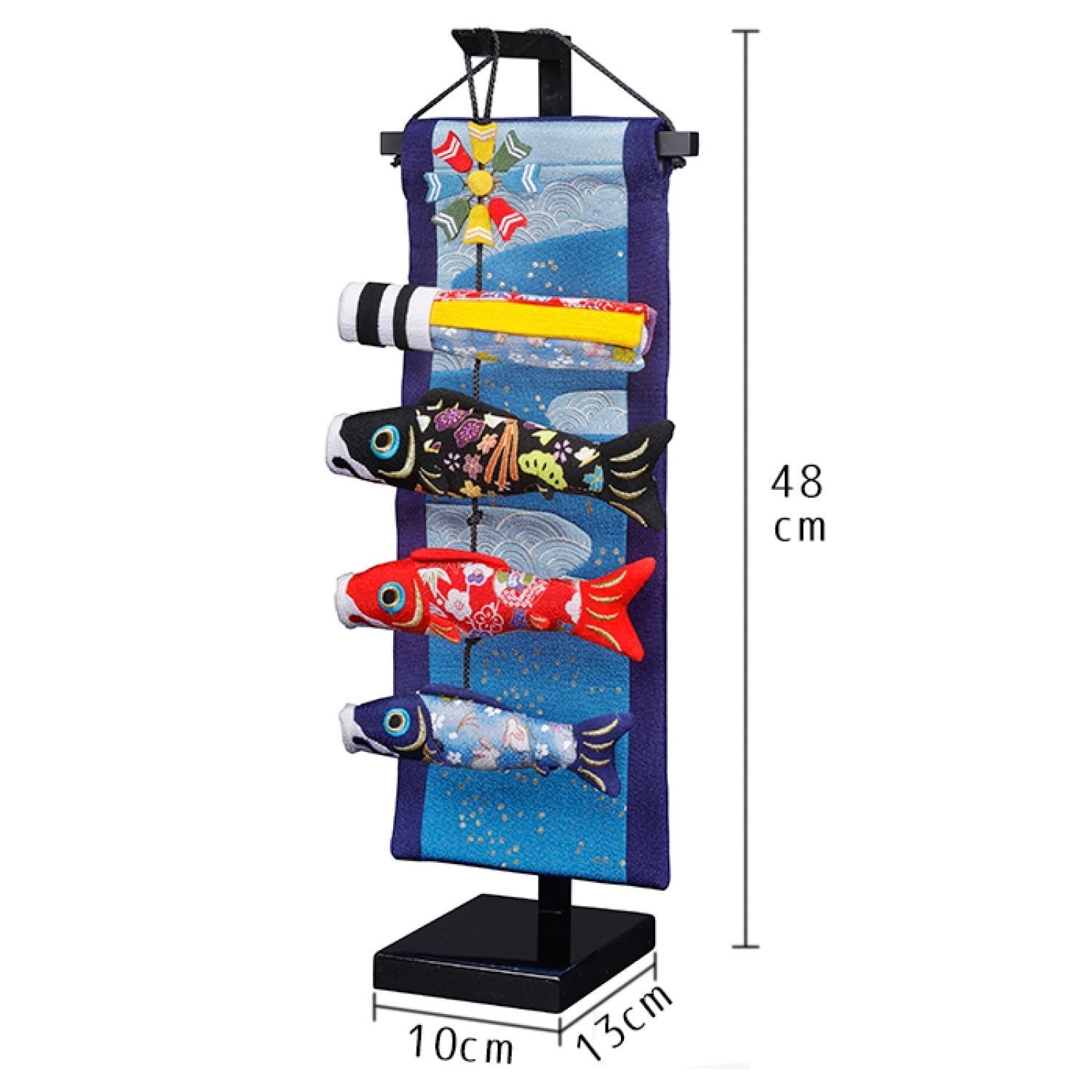 特小 高さ48 cm 風雲 翼鯉 鯉のぼり 室内用 五月人形