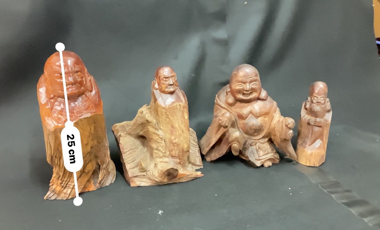 一刀彫 木彫 達磨大師 23cm 置物 一刀彫 木彫 達磨大師 23cm 置物 - メルカリ