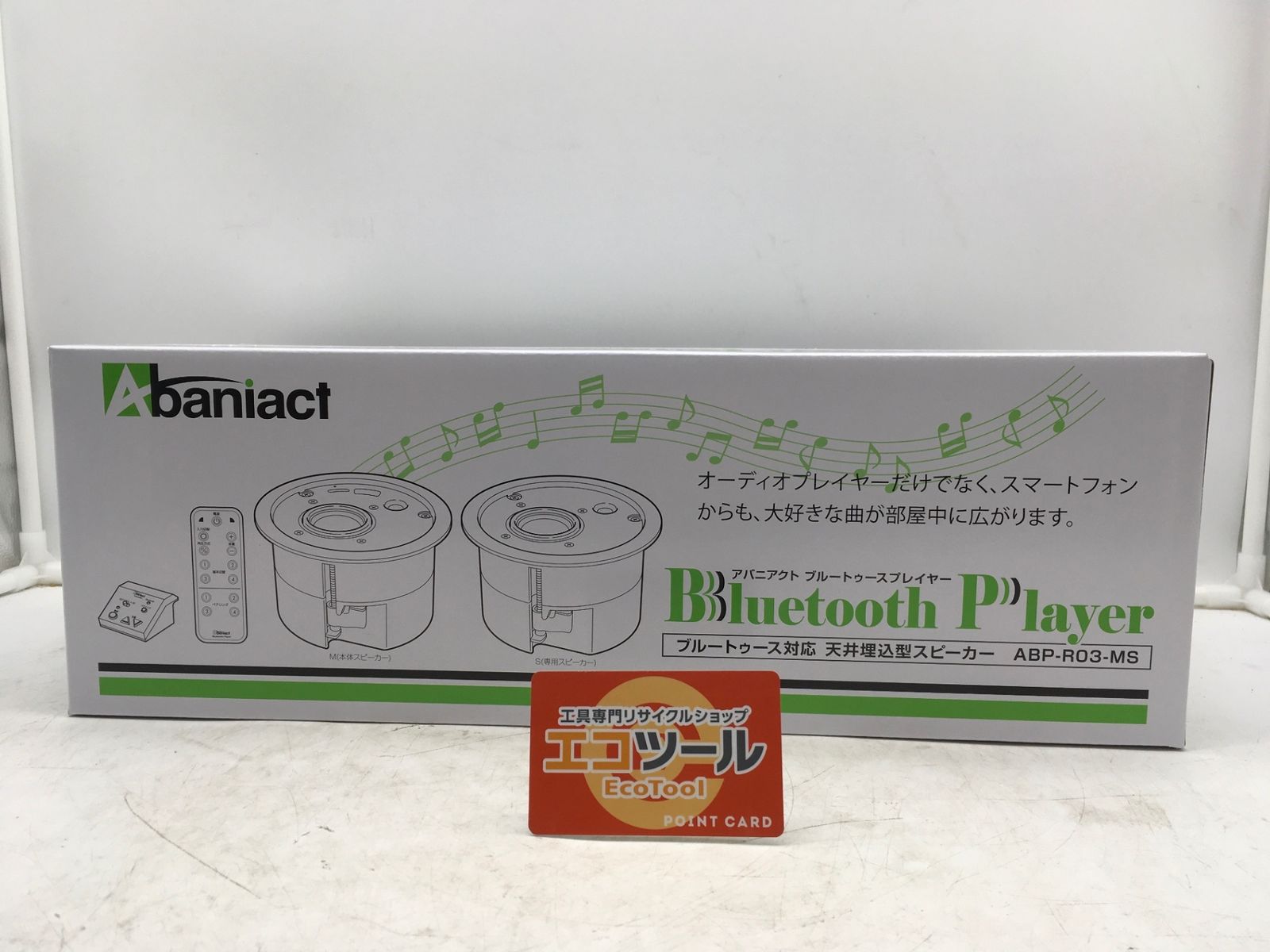 アバニアクト ABP-R02-MS 天井埋込型ブルートゥースプレイヤー他