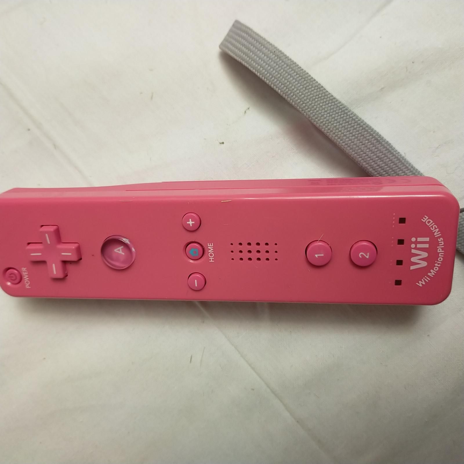 任天堂純正品セット Nintendo Wii本体(シロ)+コントローラー(ピンク)+電源+センサーバー+2ゲーム 動作未確認  バラ売り返品交換不可【中古】 - メルカリ