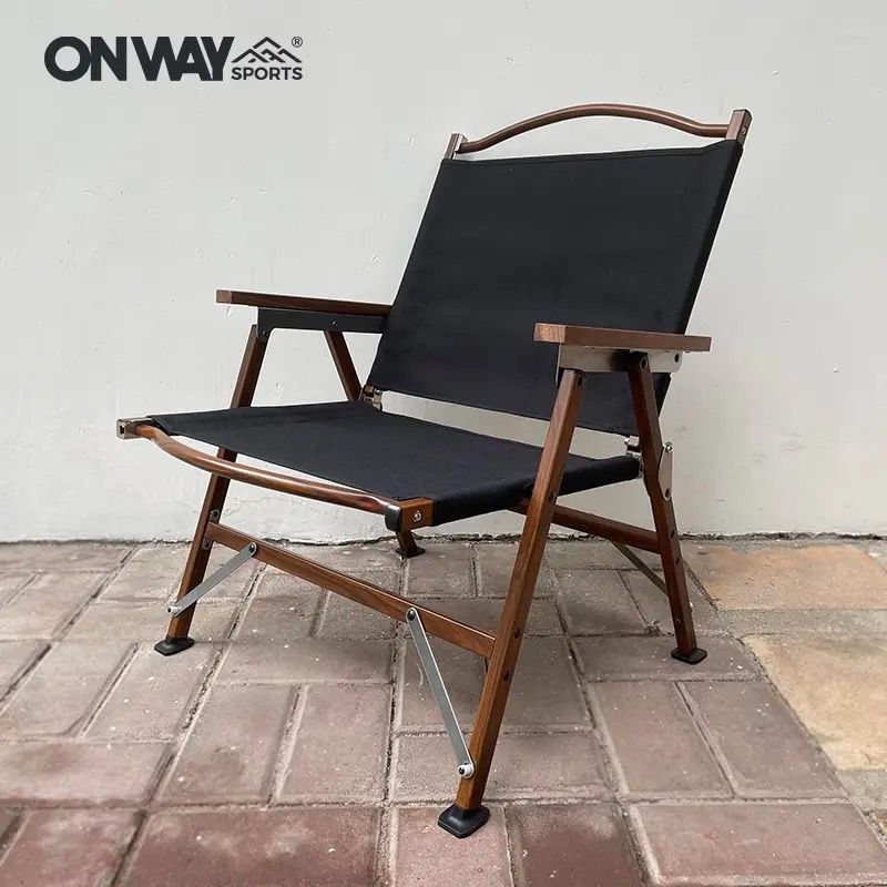 ONWAY SPORTS コットンローチェア OW-56C 収納ケース付 ブラック
