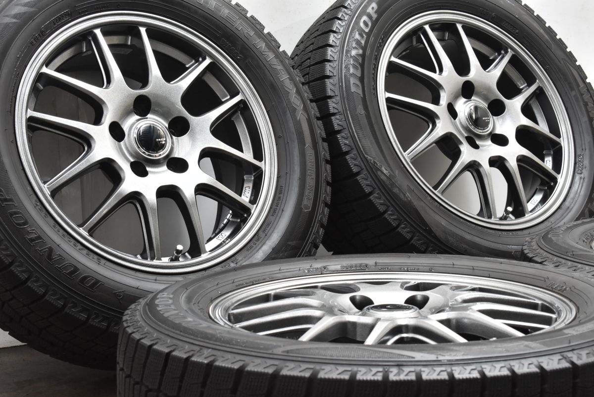 バリ山！ホンダ フィット純正/16×6j+53/100/ダンロップウインター