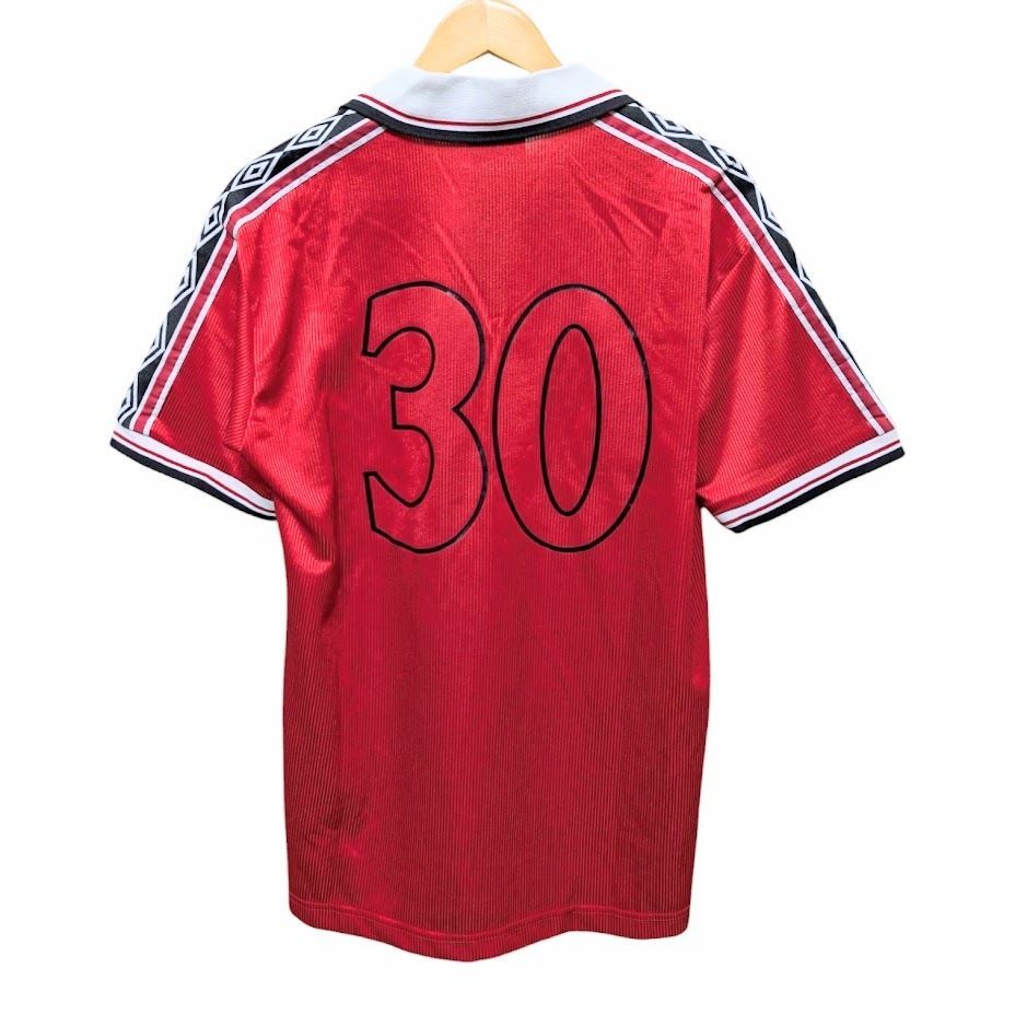 90s UMBRO アンブロ ゲームシャツ サッカーシャツ レッド サイズ L