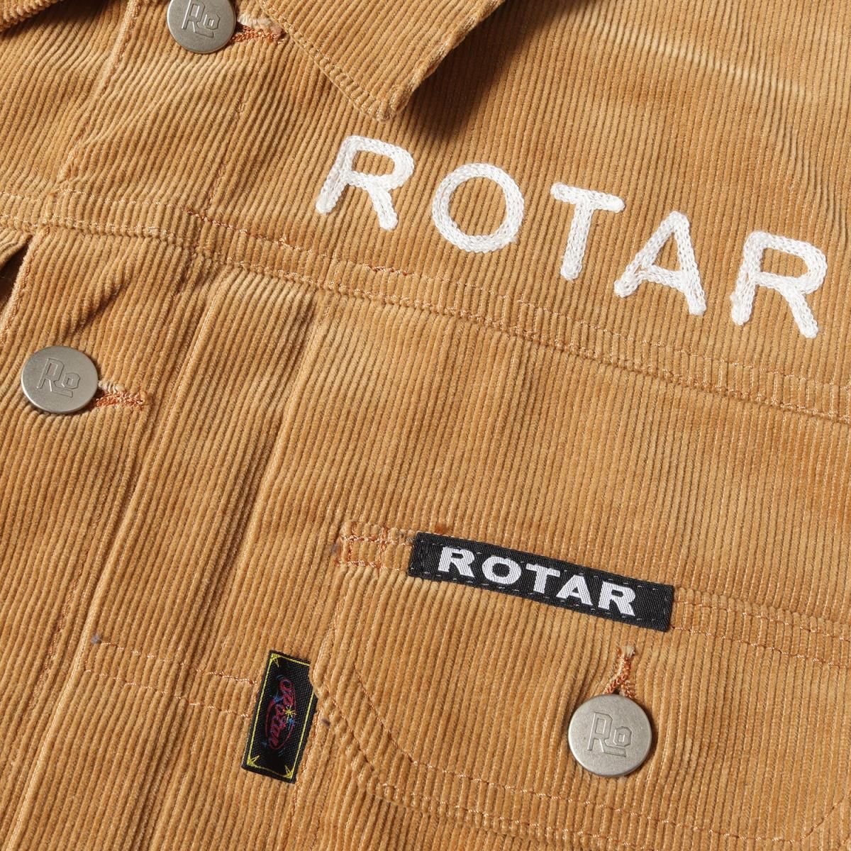美品 ROTAR ローター ジャケット ロゴ 刺繍 1stタイプ コーデュロイ