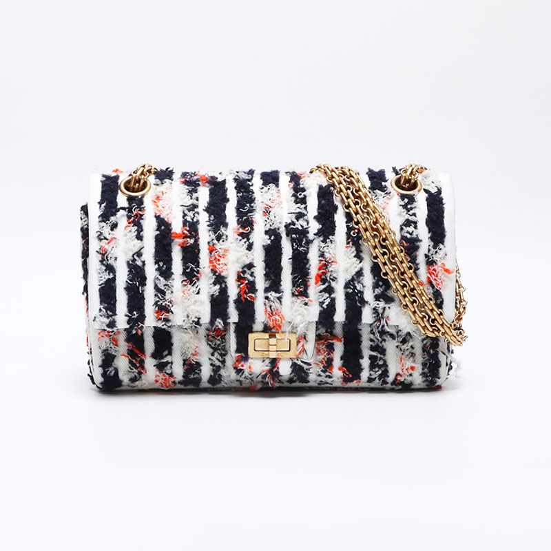 CHANEL シャネル ショルダーバッグ ツイード 2.55 マルチカラー