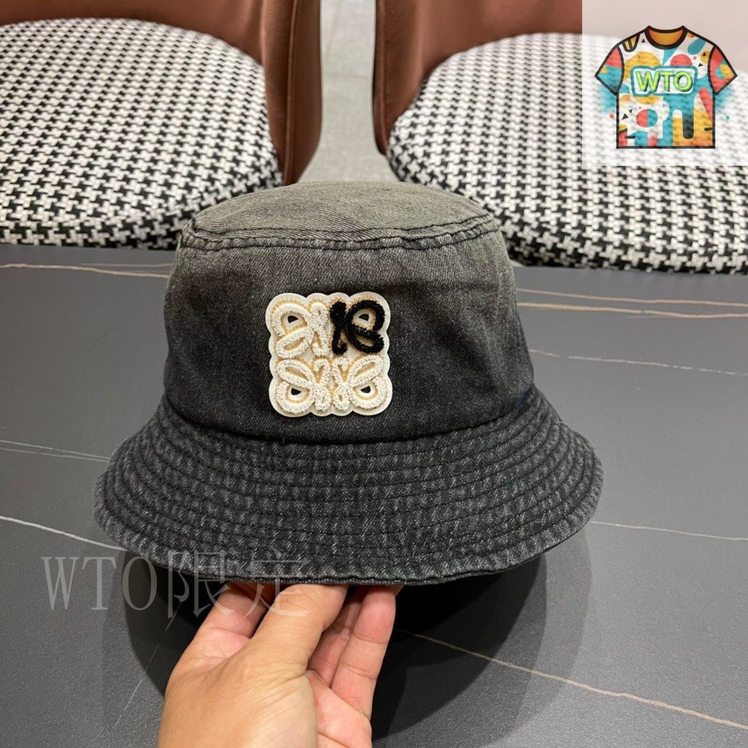 美品⭐︎⭐︎⭐︎ LOEWE デニムバケットハット　59 美品 LOEWE デニムバケットハット59
