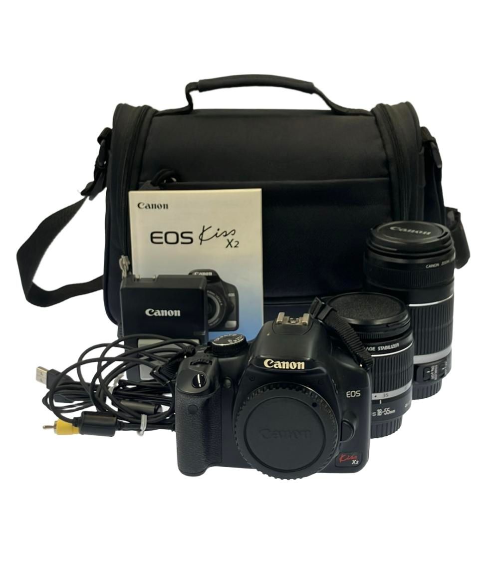 訳あり キヤノン デジタル一眼レフカメラ EOS Kiss X2 ダブルズーム