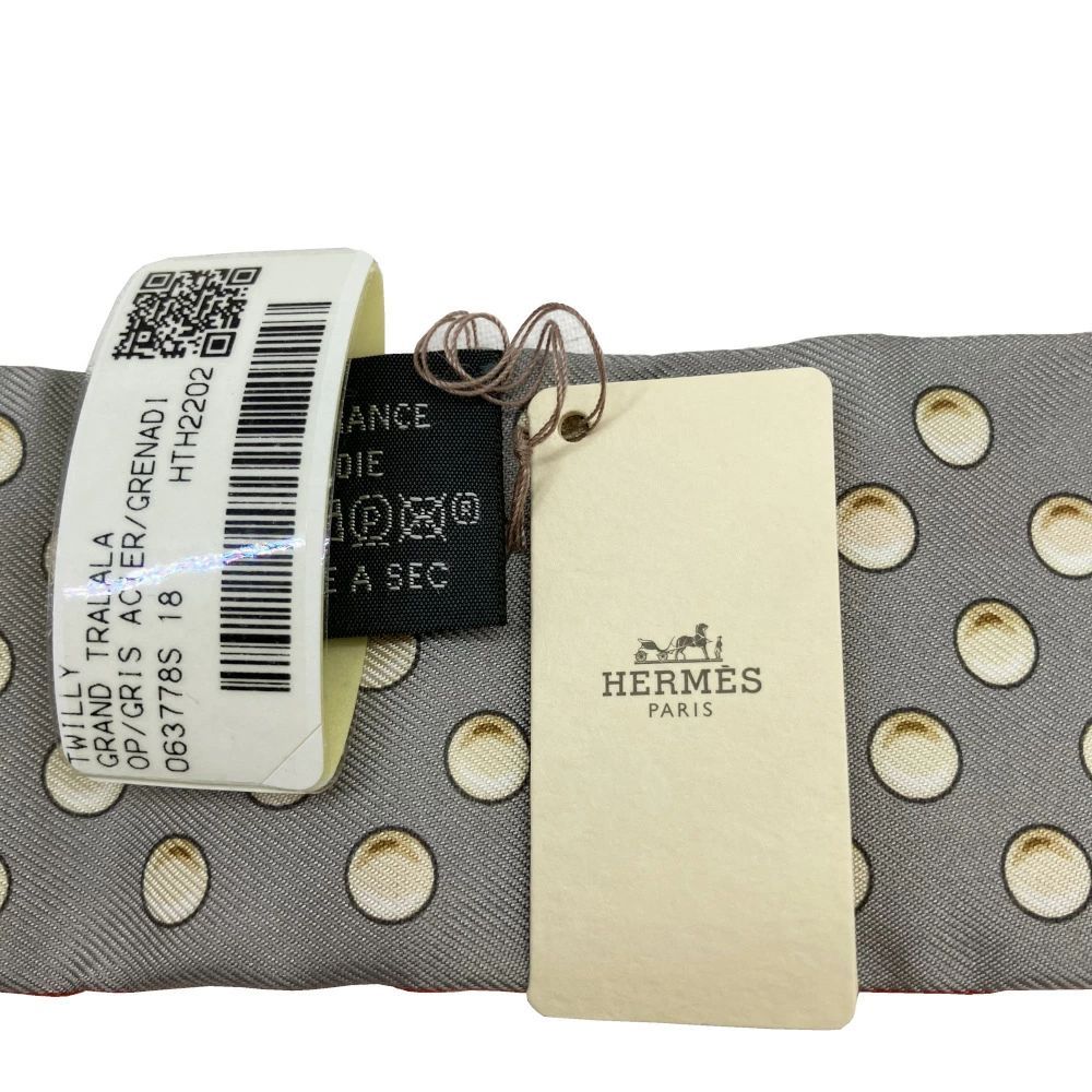 エルメス ツイリー クリケティス シルク グレナデン ブラン レッド　箱付き 楽天市場】エルメス HERMES ツイリー Brides et Gris-Gris