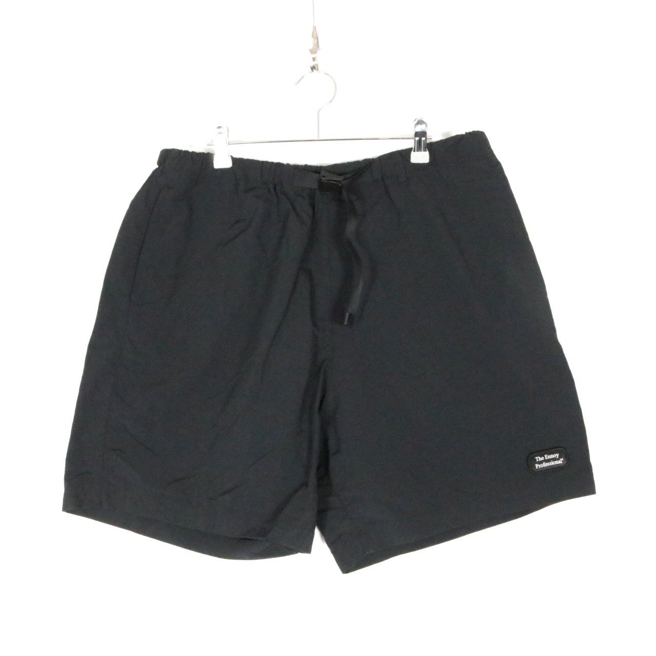 【中古A】The Ennoy Professional ザエンノイプロフェッショナル L メンズ パンツ ショートパンツ 23年春夏物 SS23BRENPT03LP 黒 中古A 古着