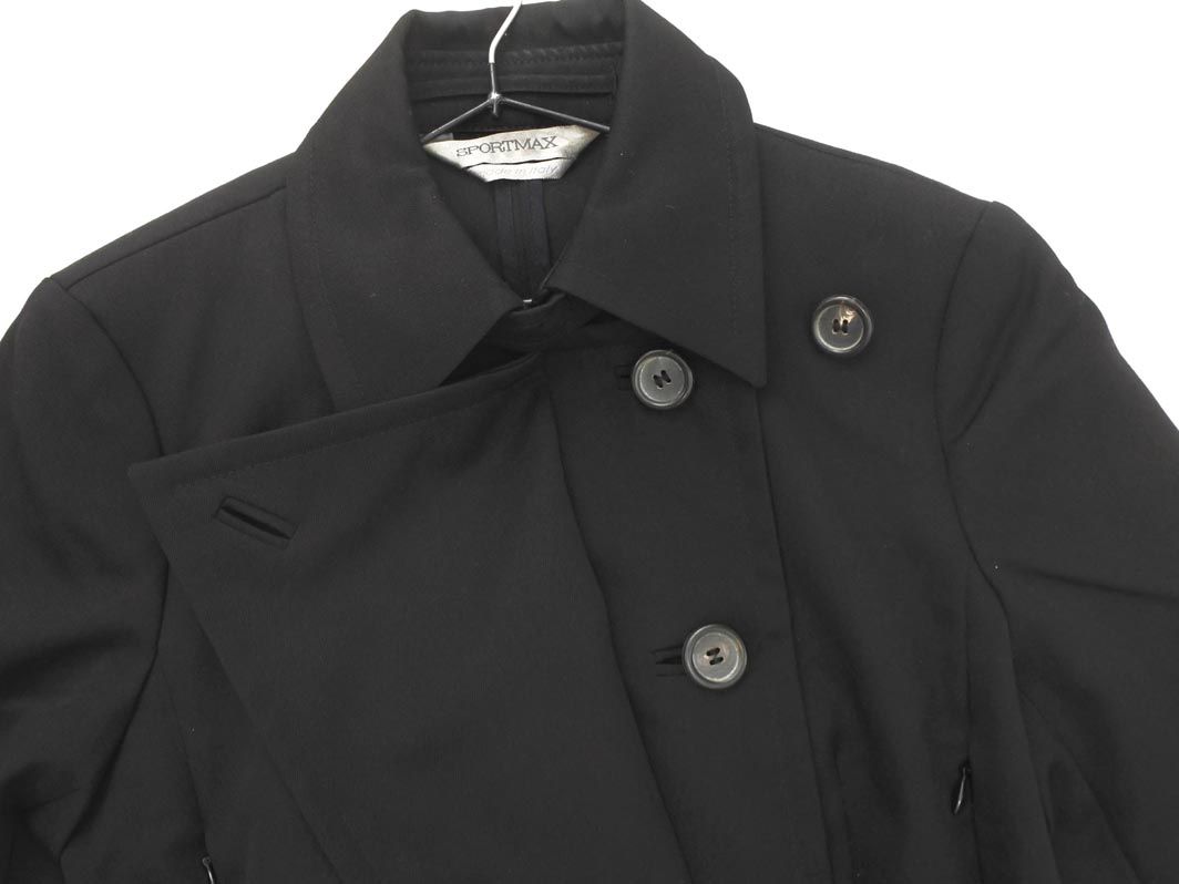 SPORTMAX スポーツマックス ウール100% ベルト付き ジャケット