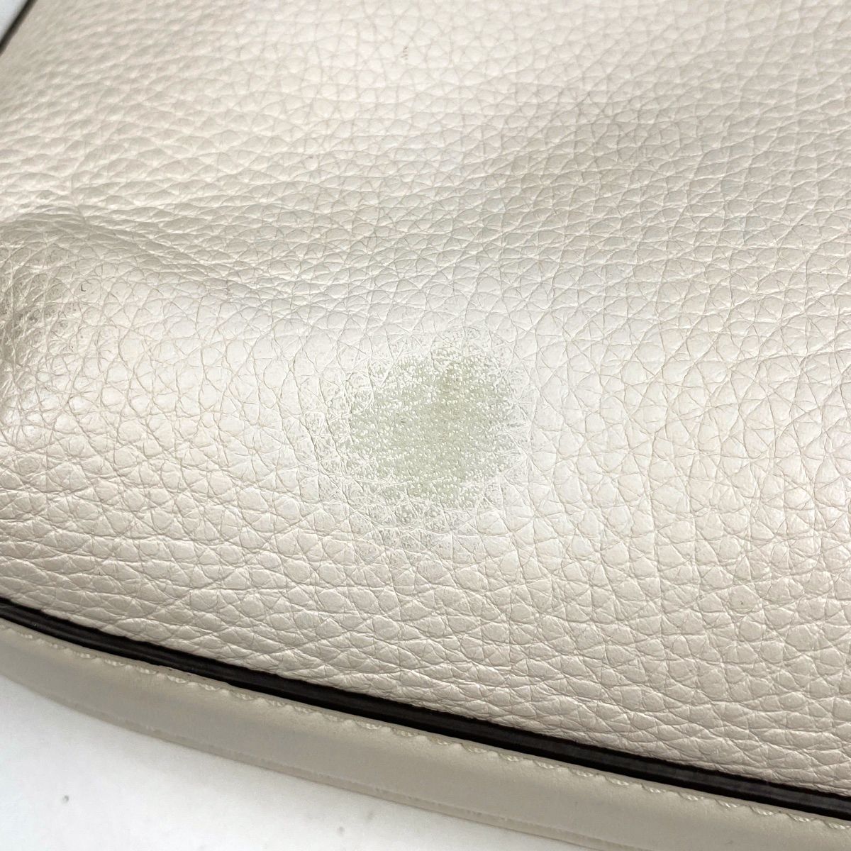 COACH ショルダーバッグ　白　オフホワイト　A4 サイズ　シボ　本革 COACH/コーチ】 A0793-10740 ワンショルダー ショルダーバッグ