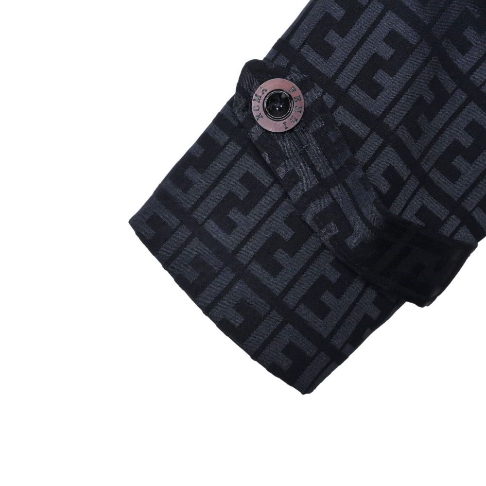 FENDI イタリア製 ヴィンテージ ズッカ柄 ステンカラーコート