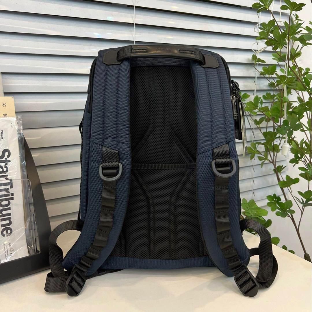 新品 TUMI トゥミ リュック ビジネス ネイビーブルー - メルカリ 