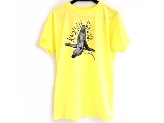 ザ・クロマニヨンズ(THE CRO-MAGNONS) MOUNTAIN BANANA 黄色Tシャツ ビニールバッグセット■ ツアー サイズM イエロー  バナナ□5C