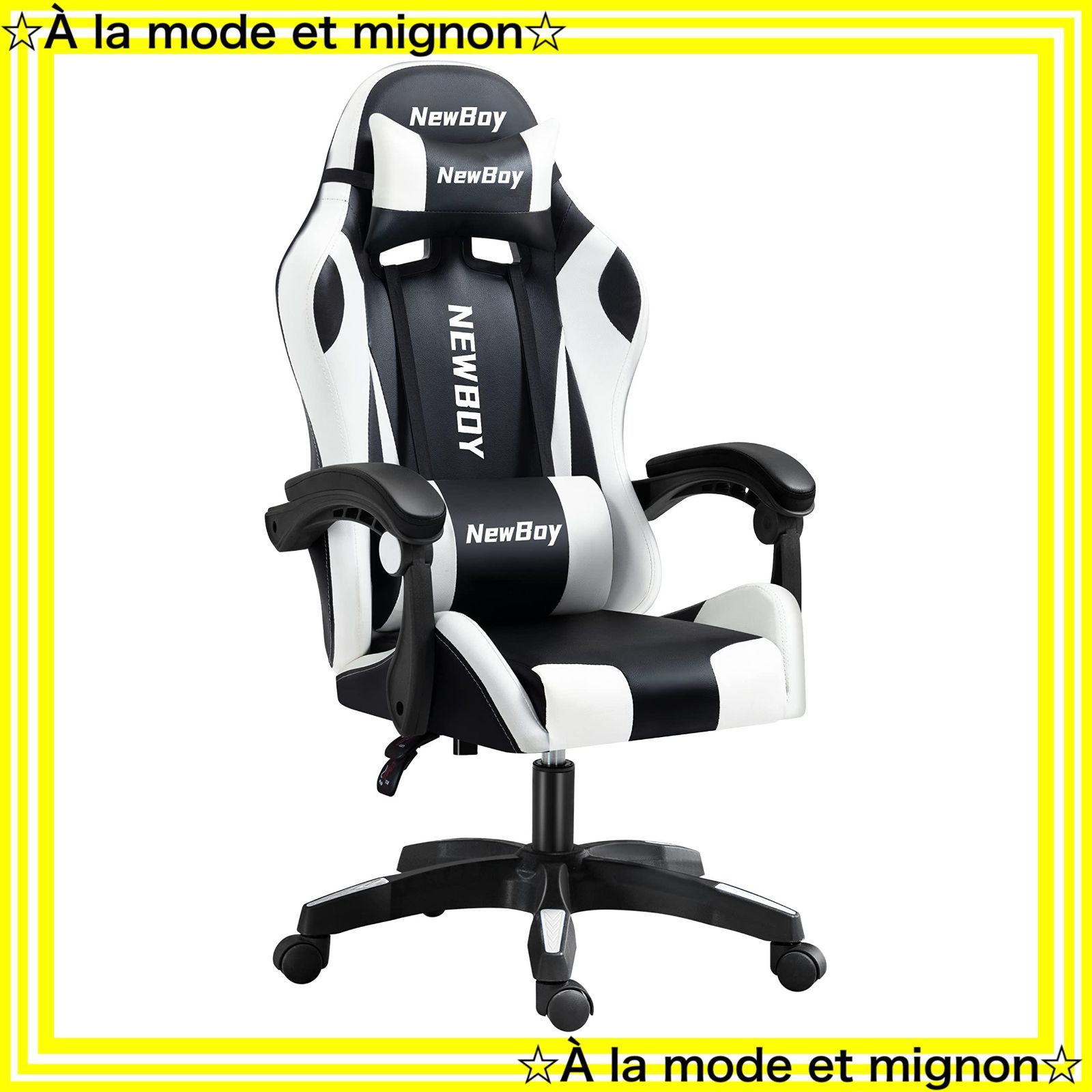 NEWBOY ゲーミングチェア 未使用品 NewBoy ゲーミングチェア パソコンチェア 疲れない ゲーム用 ブラック