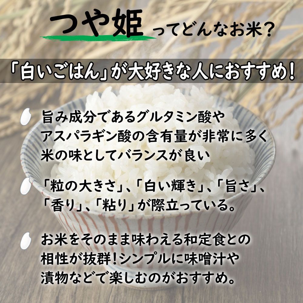 メルカリShops - つや姫 精米 10kg(5kg×2袋) お米 米 山形県産 令和3年産