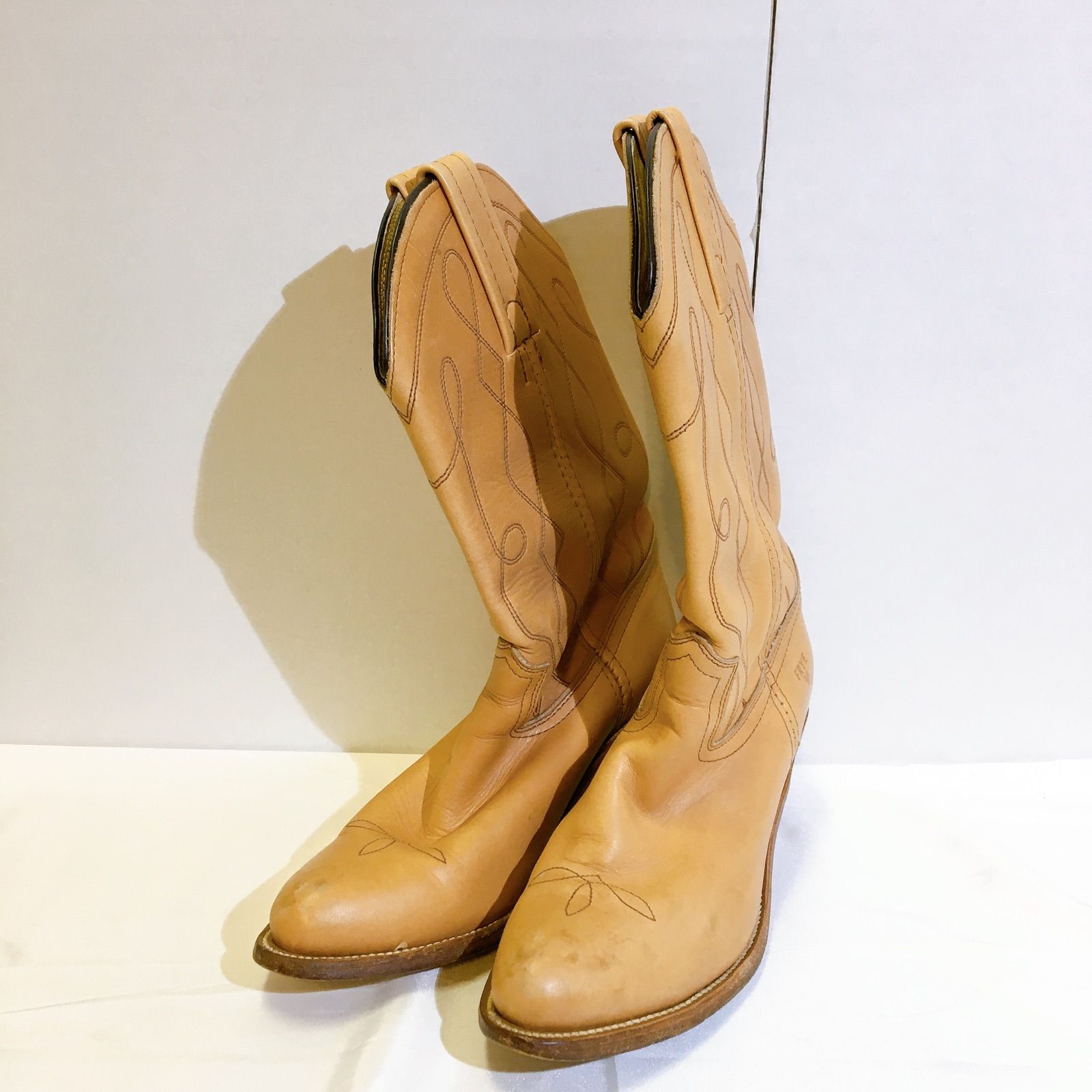 FRYE ウエスタンブーツ USA製 vintage 9 1/2 - メルカリ