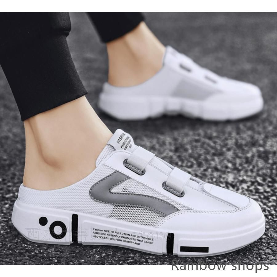 送料無料 Clarks スリッポン カジュアル スニーカー 軽量 スリッポン 踵なし メンズ メッシュ 通気 軽量 履きやすい