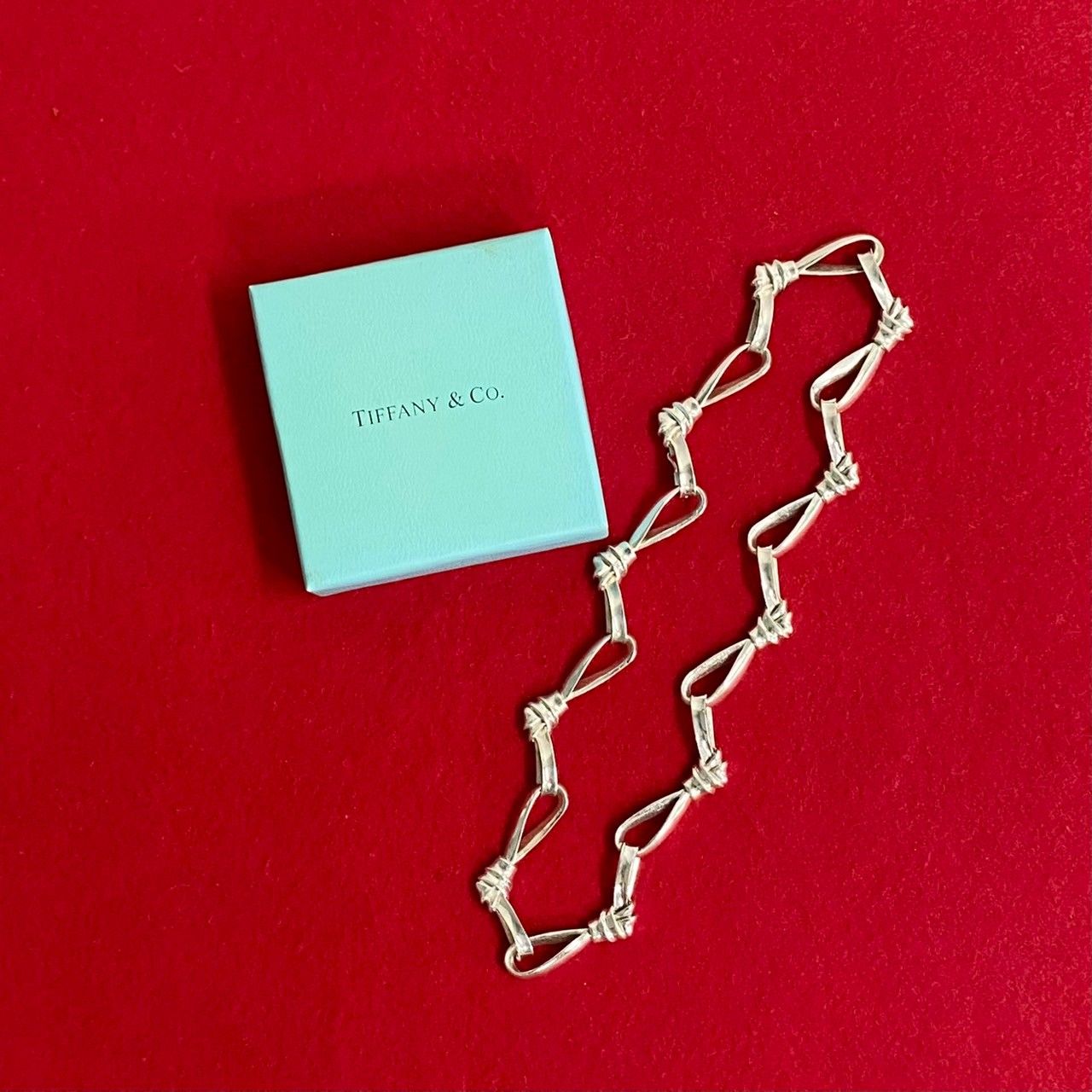 極 美品 TIFFANY&Co. ティファニー ヴィンテージ 1988年 リボン 