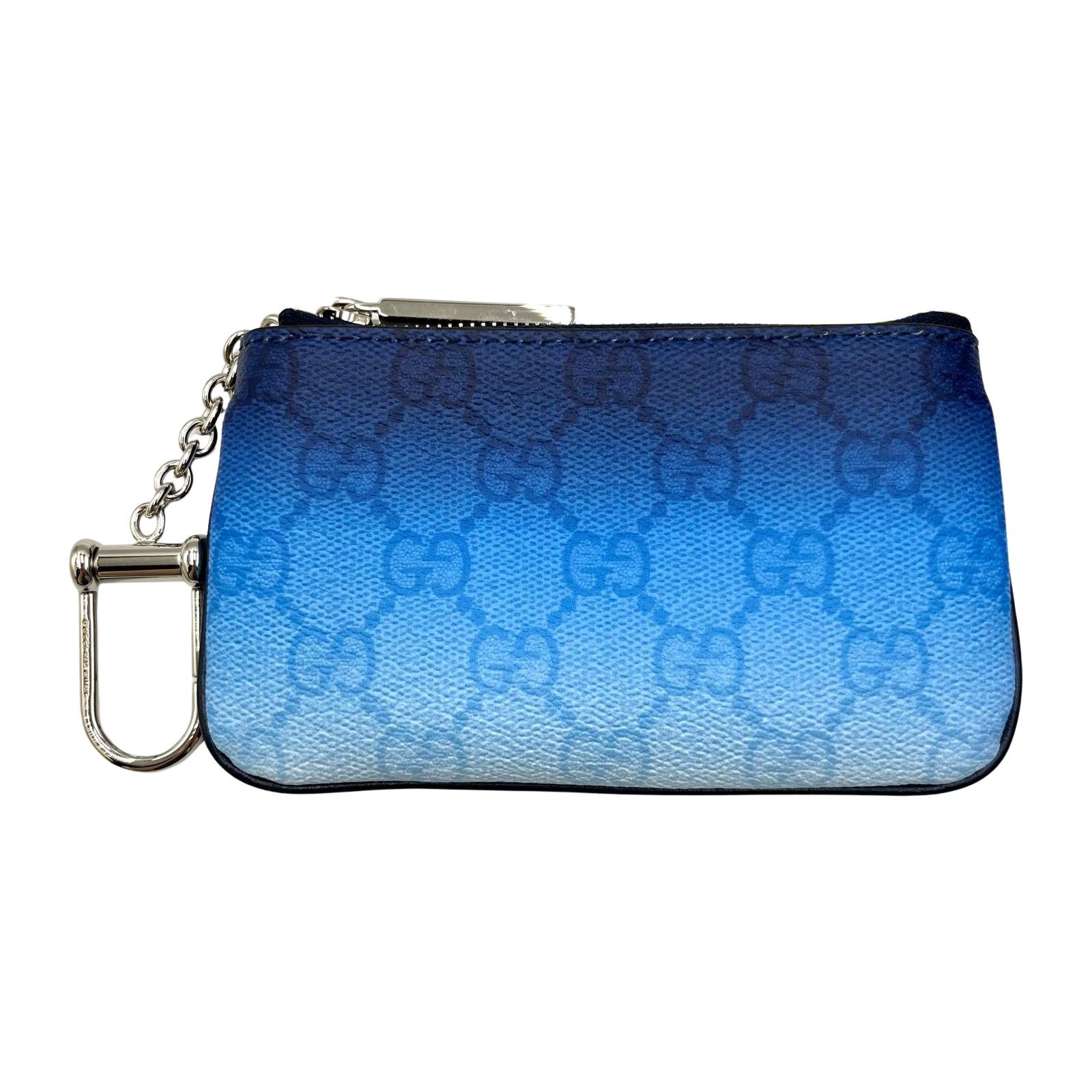 グッチ GUCCI コインケース クロマ キーケース ブルーグラデーション