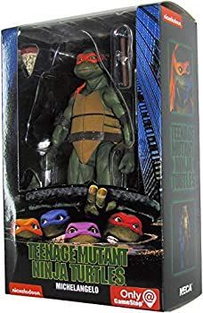 特撮 Teenage Mutant Ninja Turtles 90&#39;s Movie Michelangelo 17cm Action Figure by NECA Reel Toys 2019 GameStop Exclusive Teenage Mutant Ninja Turtles NECA Michelangelo (90s Movie)