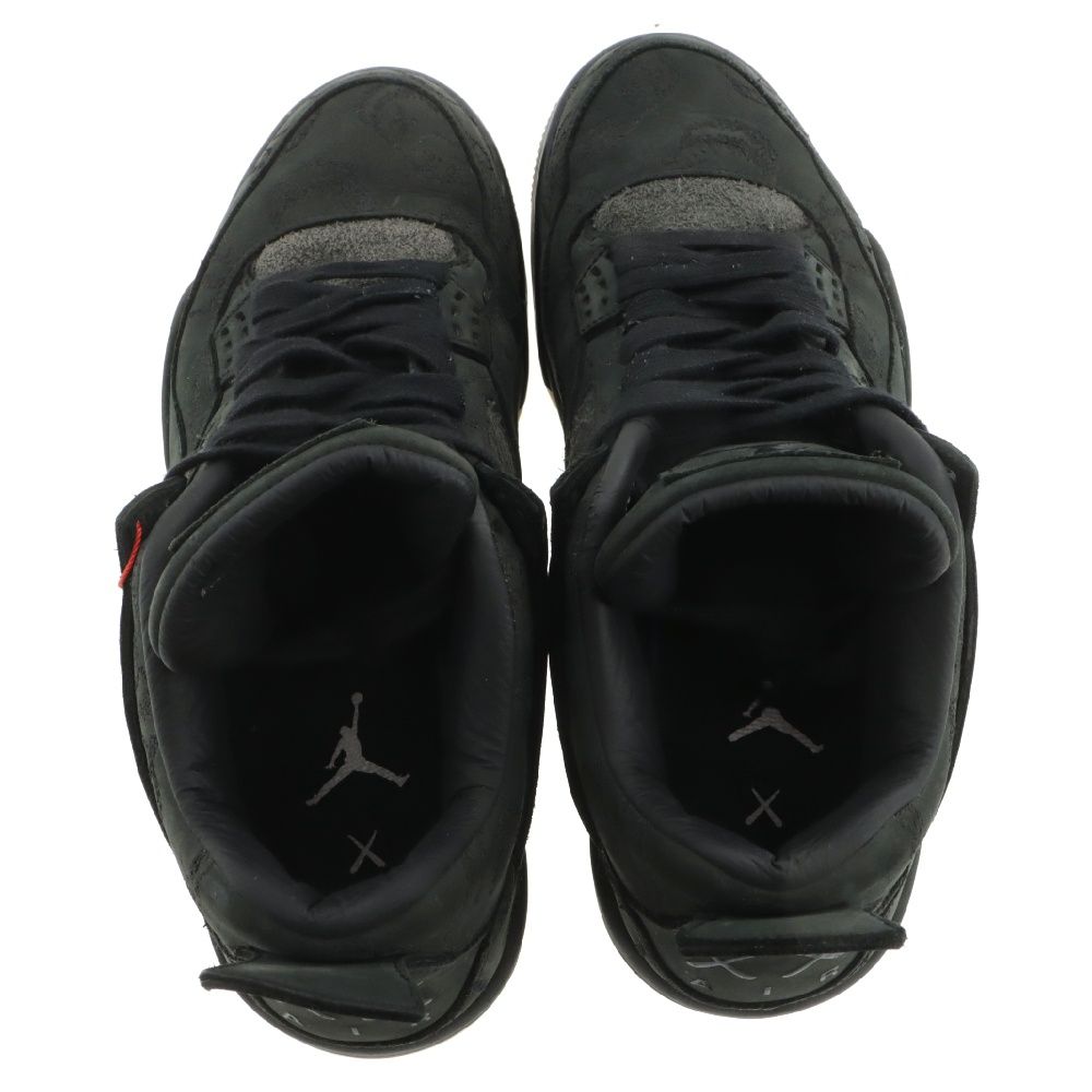 NIKE (ナイキ) ×KAWS AIR JORDAN 4 RETRO BLACK ×カウズ エア 
