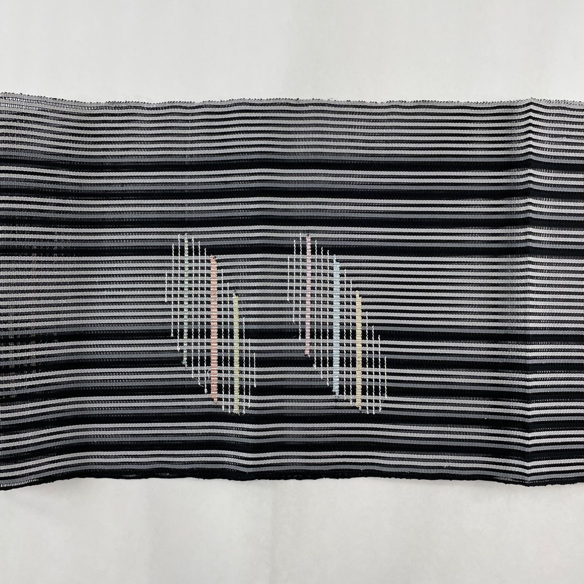 金銀糸 黒灰
