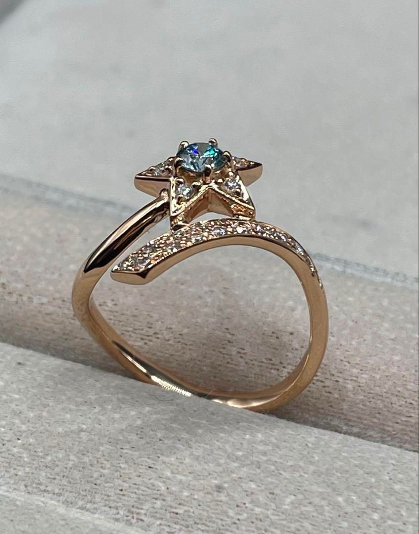 専用JJ26★高級 ダイヤモンド0.477ct K18PG リング 鑑別付 JJ26☆高級 ダイヤモンド0.477ct K18PG リング 鑑別書付 K18PG