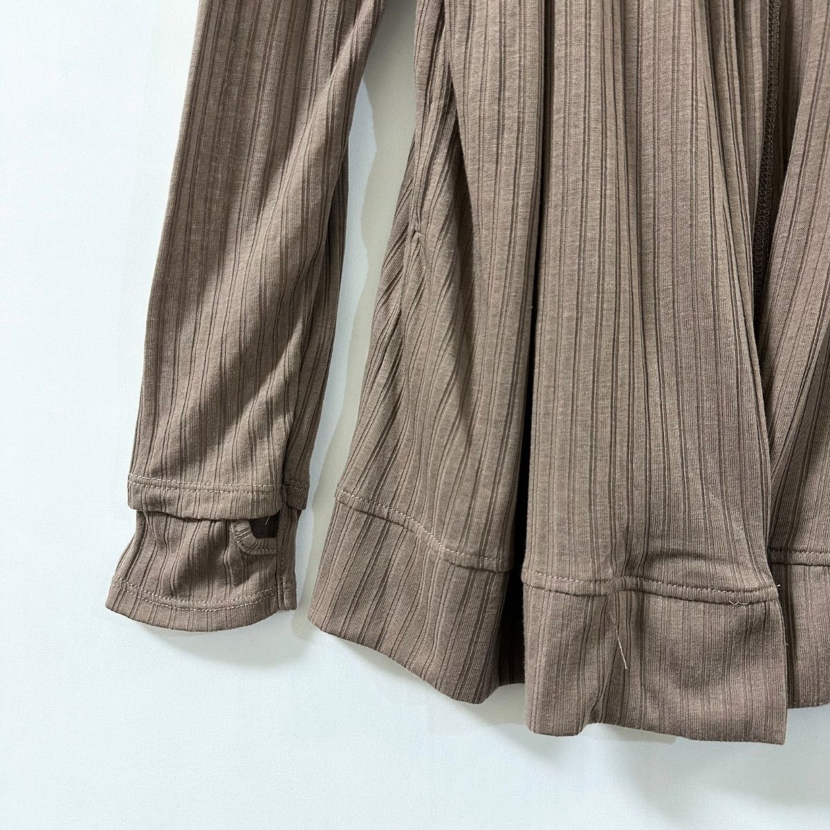 Click Sweeml ロングカーディガン ニット 薄手 羽織り シンプル