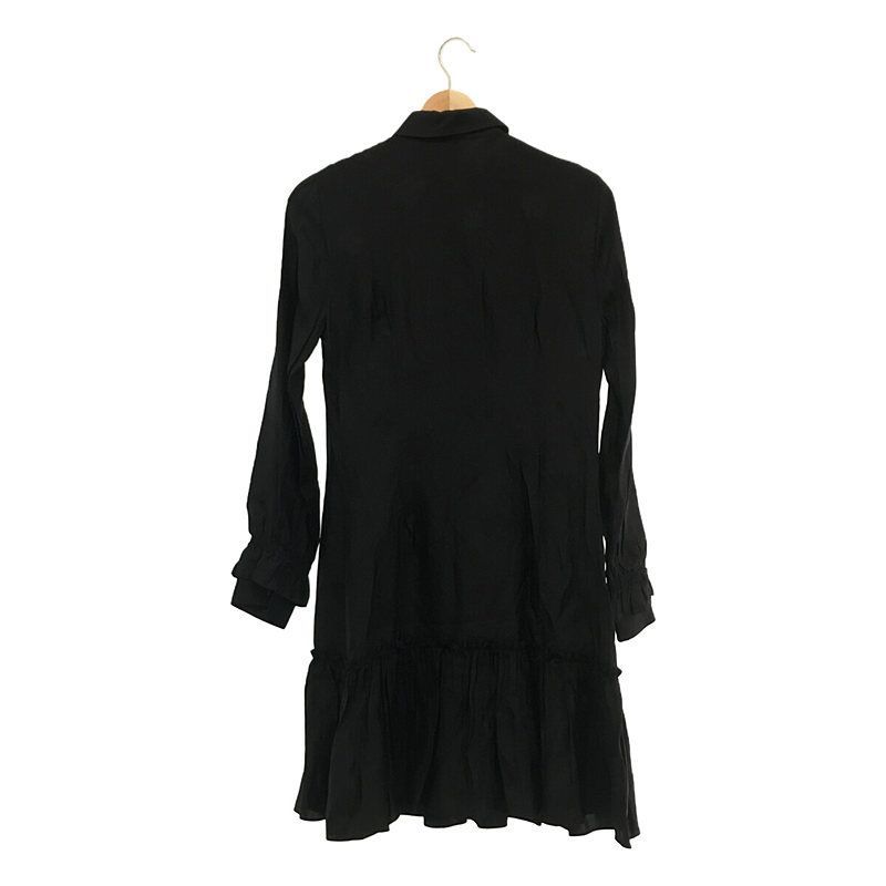 COACH / コーチ | 78908 シルク混 タイ付き ピンタック ワンピース | 0  