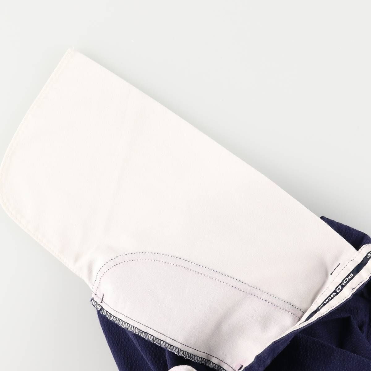 古着 ラルフローレン Ralph Lauren POLO GOLF ポロゴルフ ツータック シアサッカー コットン スラックスパンツ メンズw34相当|eaa581296