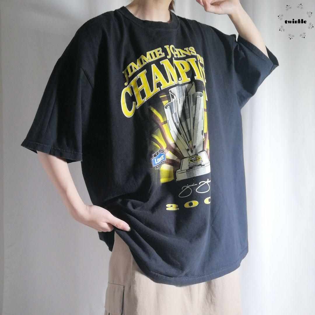 NASCAR レーシング Tシャツ ブラック 3XL 黒 USA古着 1566 - メルカリ