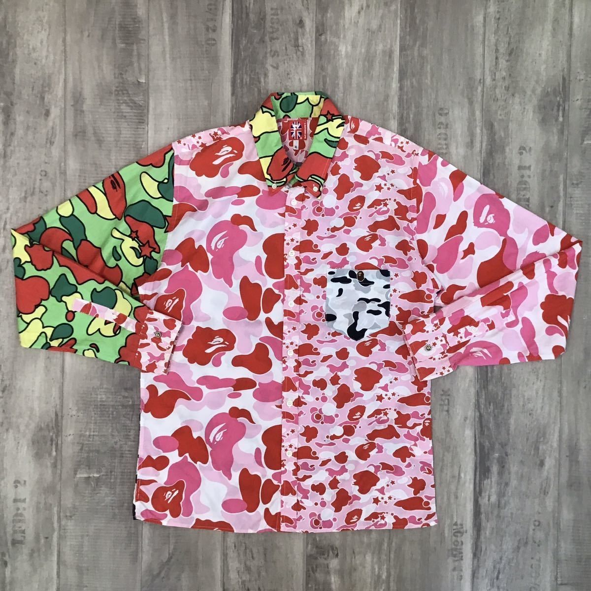 BAPE camo シャツ ベイプ ape 迷彩 000000006164