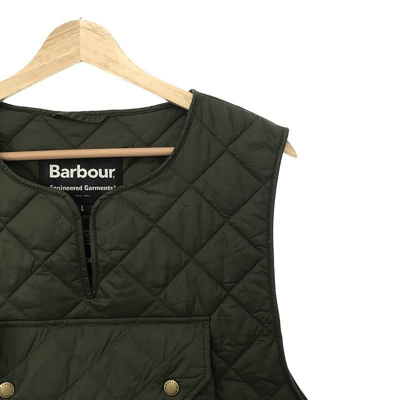 エンジニアードガーメンツ × バブアー ポップキルトベスト