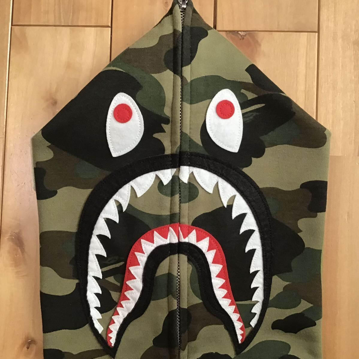 Windstopper 1st camo シャーク パーカー Sサイズ shark full zip