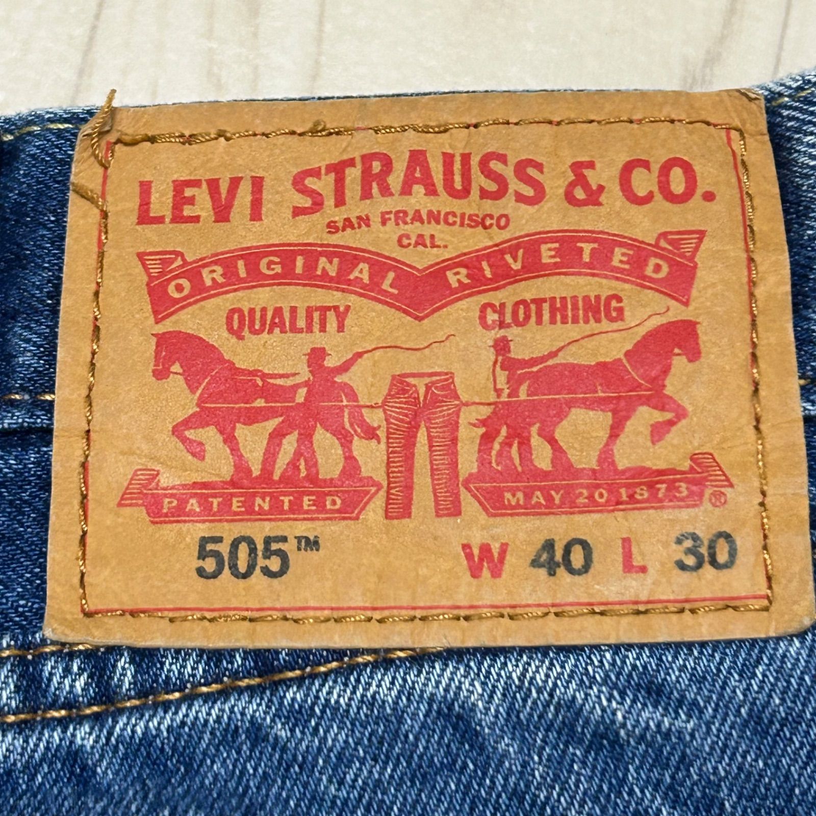 Levi’s リーバイス 505 アメリカ製 ヴィンテージ デニムW40 L30 Levi's リーバイス 505 デニム W40 L30 レソト製 ビックサイズ - メルカリ